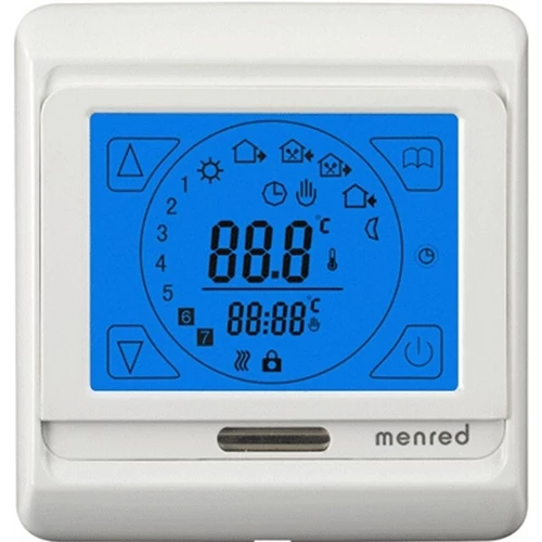 Терморегулятор программируемый Heatup E 91.716 с ЖК-экраном для систем обогрева Терморегулятор программируемый Heatup E 91.716 с ЖК-экраном для систем обогрева