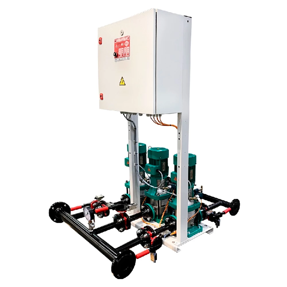 Насосная станция Wilo CO 3 MVL 6405/2/SK-FFS-R-CS поверхностная, корпус - углеродистая сталь/нержавеющая сталь, производительность - 1067л/мин, 380В