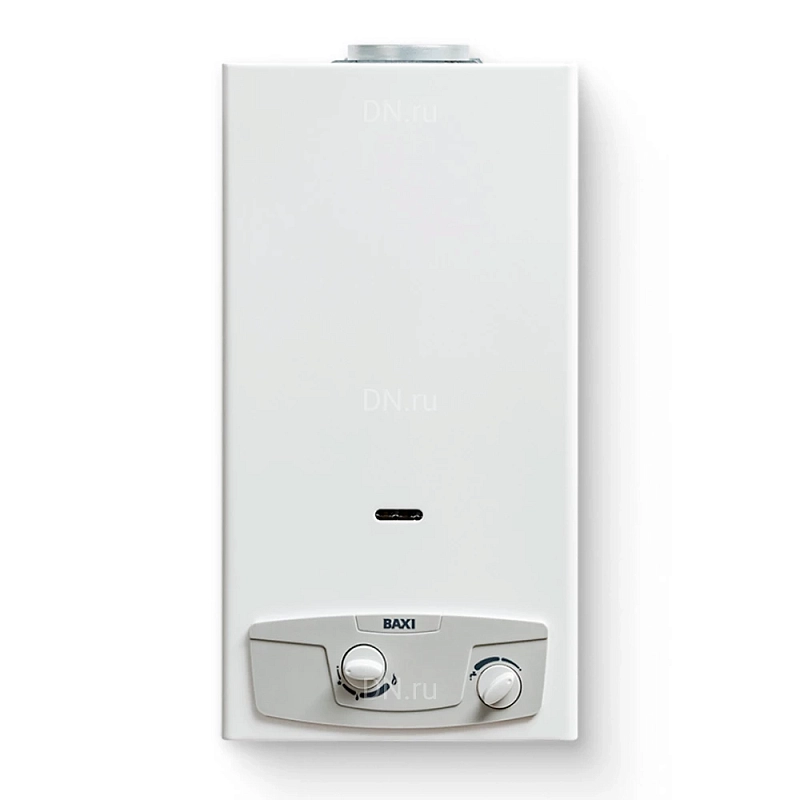Водонагреватель газовый проточный Baxi SIG-2 11P настенный, мощность - 21.8кВт, корпус - нержавеющая сталь, Tmax 185°C