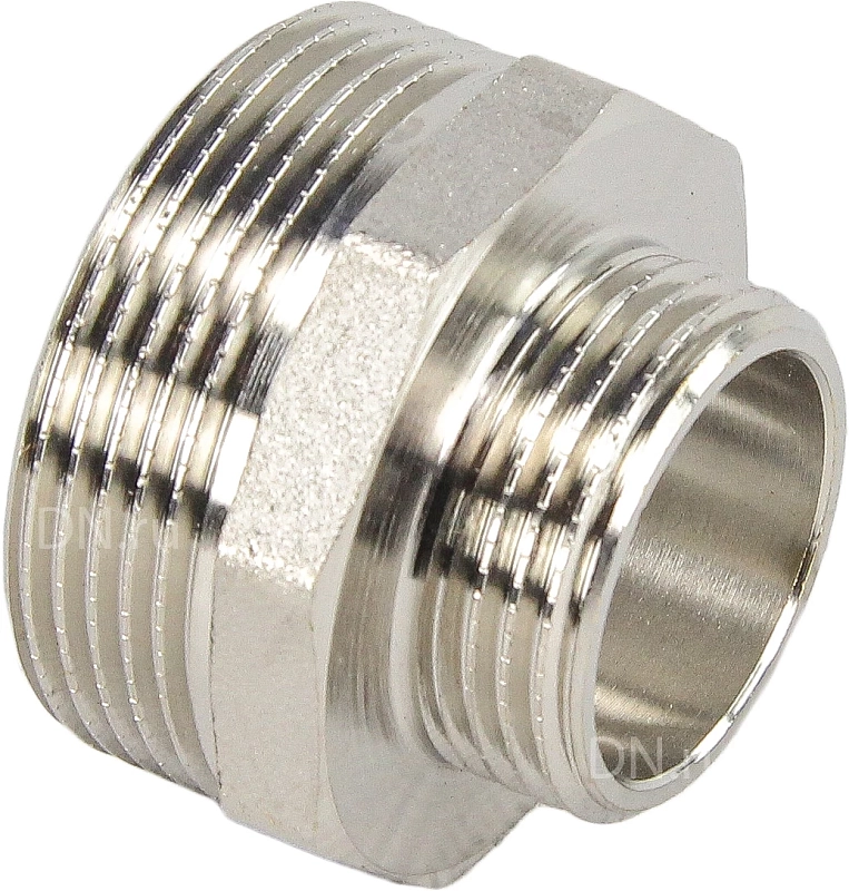 Ниппель переходной STI Ду25х15 (1″ х 1/2″) никелированный